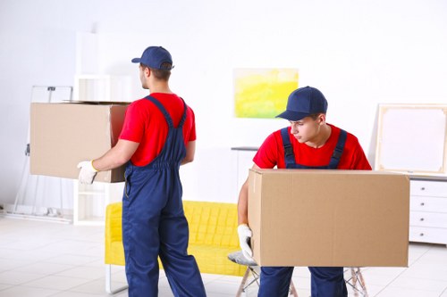Flat removals team planning a move in Osterley