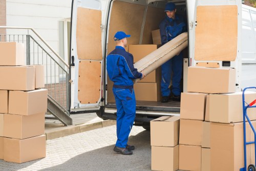 Storage facility interior representing Osterley Storage with organized units
