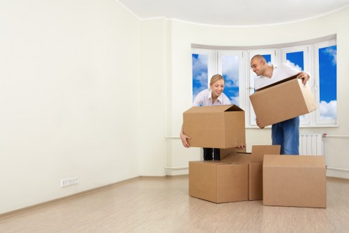 House removal team loading furniture for an Osterley relocation