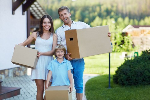 Organised storage space in Osterley for moving and decluttering