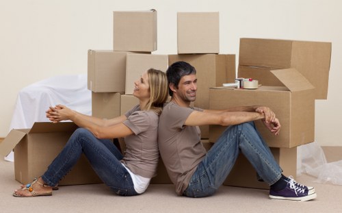 Professional packing services in Osterley with moving boxes and supplies